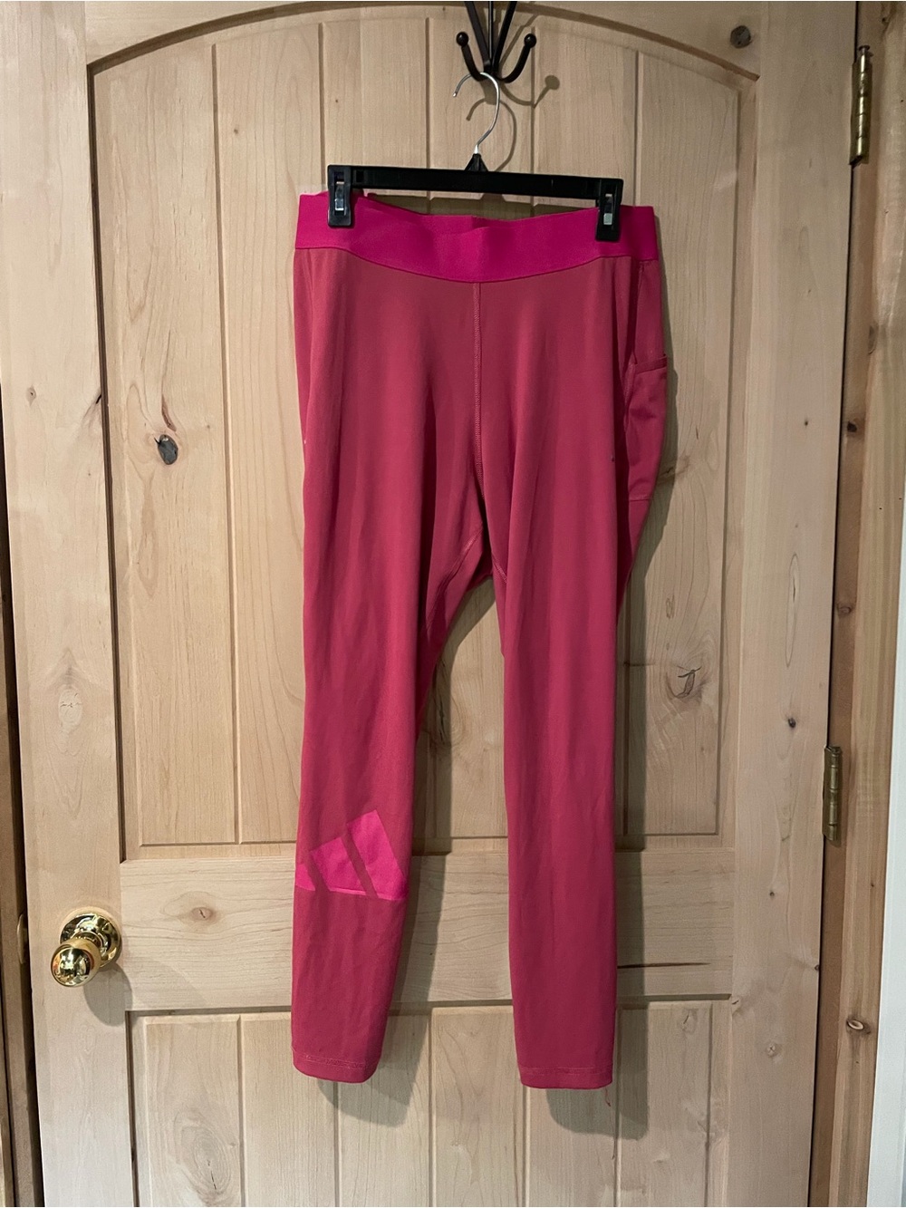 adidas Women's Fuchsia & Hot Pink Athletic Leggings
